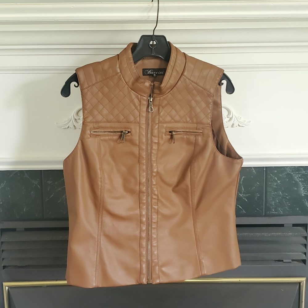 Cosplay Faux leather vest